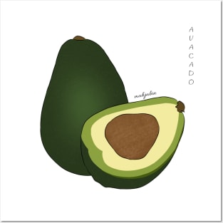 Avacado Fruit Art Posters and Art